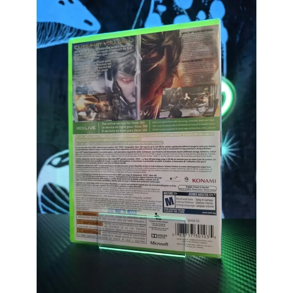 Microsoft Xbox 360 Konami Metal Gear Rising Revengeance 2004